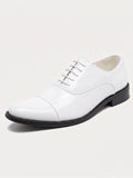 Patent Leather Cap Toe Oxford Dress Shoes