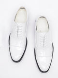Patent Leather Cap Toe Oxford Dress Shoes