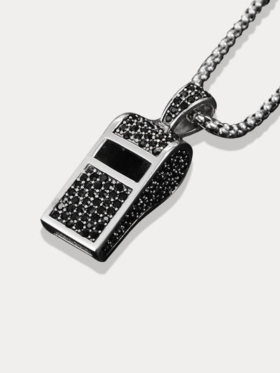 Titanium Whistle Pendant Necklace Necklace coofandystore 