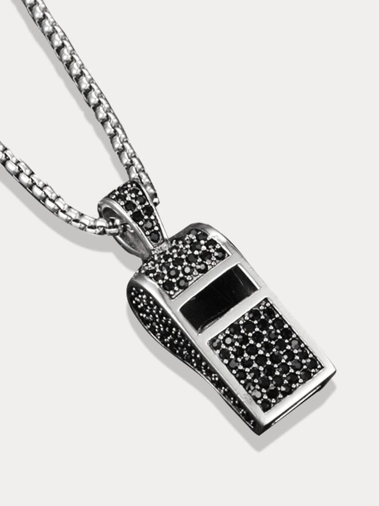 Titanium Whistle Pendant Necklace Necklace coofandystore 