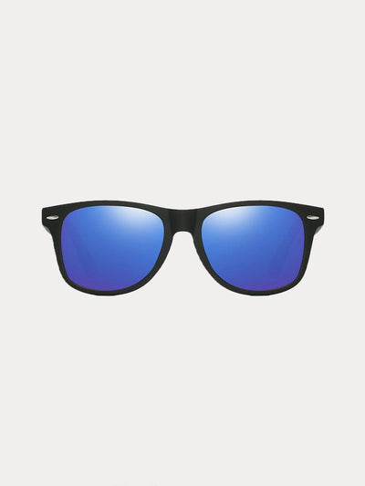 Trendy Square Polarized Sunglasses Accessories coofandy Black/Blue One Size 