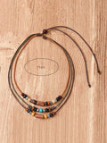 Ethnic Style Beaded Necklace Necklace coofandy 