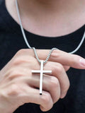 Simple Cross Pendant Chain Necklace