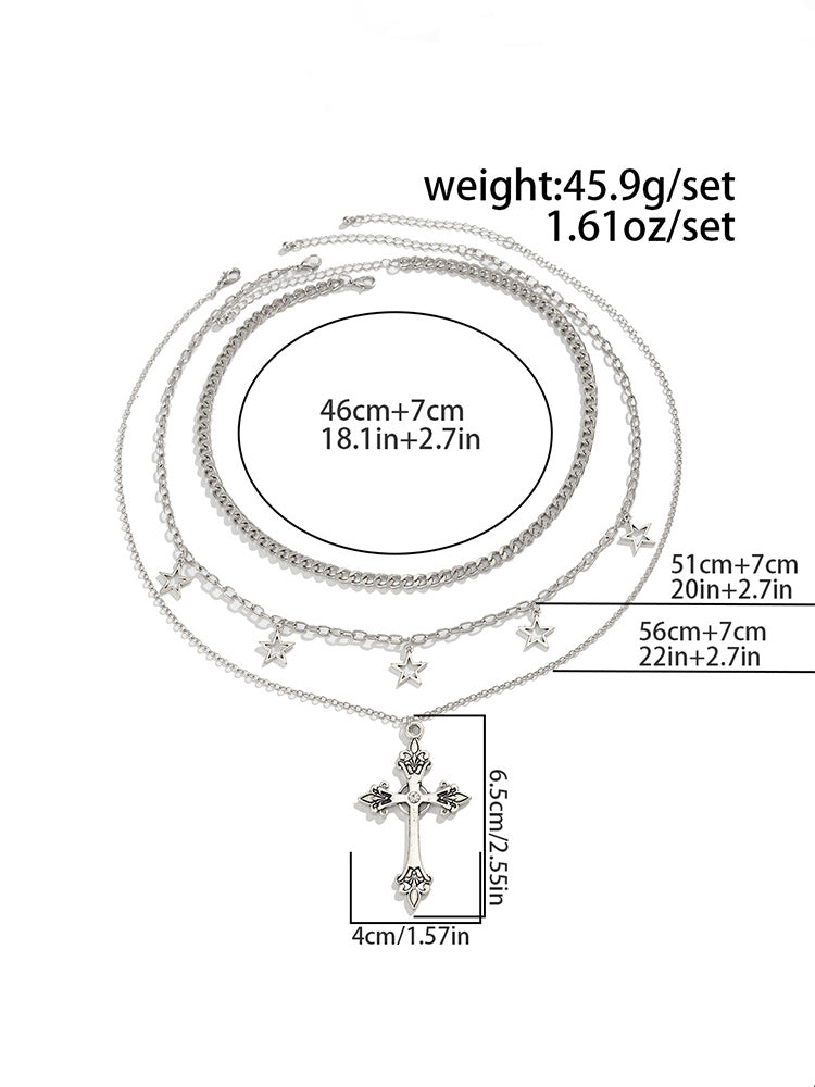 3-Piece Versatile Layered Necklace Set