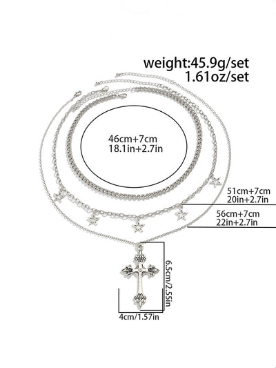 3-Piece Versatile Layered Necklace Set