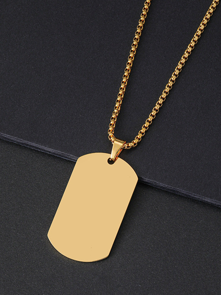 Basic Fashion Pendant Chain Necklace