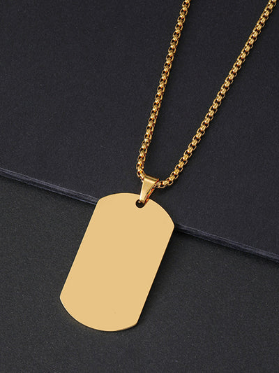 Basic Fashion Pendant Chain Necklace