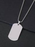 Basic Fashion Pendant Chain Necklace