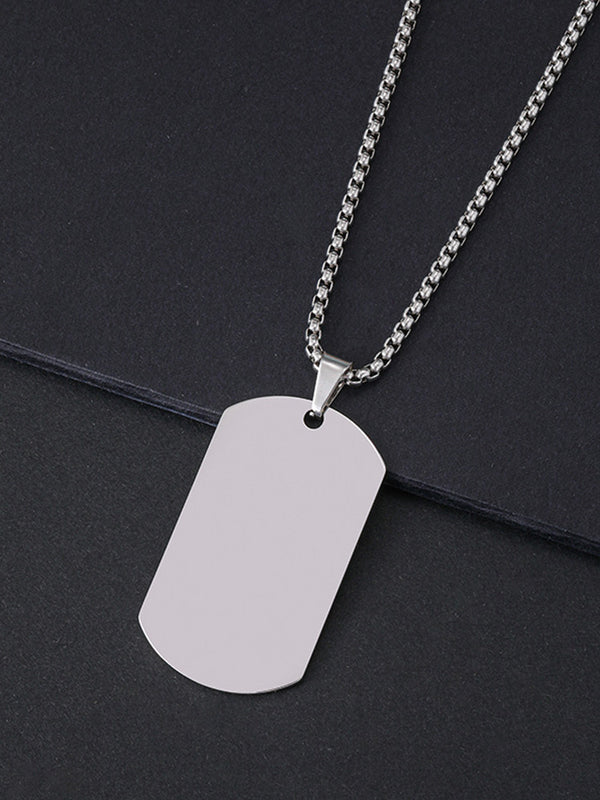 Basic Fashion Pendant Chain Necklace