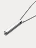 Simple Vertical Bar Pendant Necklace