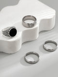 Stylish Streetstyle Alloy 4 PCS Ring Set