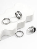 Stylish Streetstyle Alloy 4 PCS Ring Set