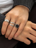 Stylish Streetstyle Alloy 4 PCS Ring Set