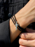 Ethnic Style Multi Layer Woven Cross Bracelets