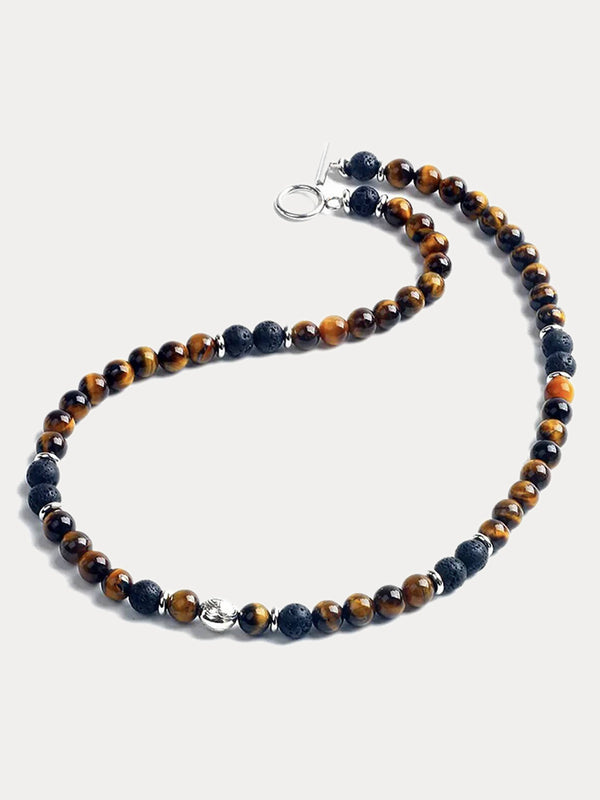 Natural Tiger Eye Stone Necklace