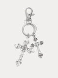 Retro Cross Pendant Keyring Jeans Pants Chain