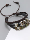Retro Multilayer Wrap Leather Bracelets