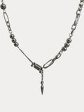 Punk Stainless Steel Rivet Pendant Necklace