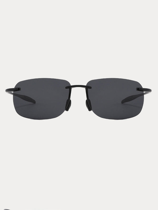Vintage Rimless Rectangle Sunglasses