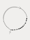Gothic Punk Star Bead Pendant Necklace