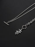 Stylish Waterproof Cross Toggle Necklace