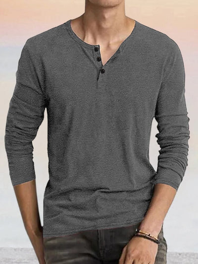 Classic Stretchy Loose Fit Soft T-shirt T-shirt coofandy Dark Grey S 