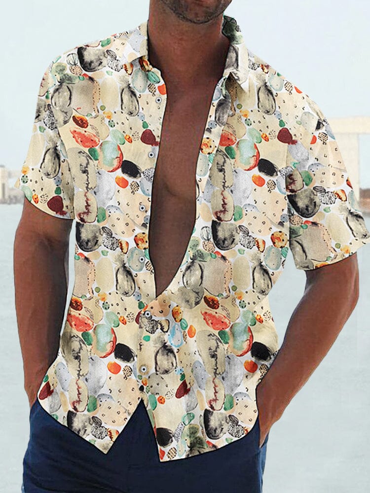 Stylish Lightweight Hawaiian Printed Holiday Shirt Shirts coofandy PAT4 M 