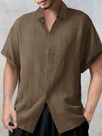 Casual Breathable Cotton Linen Shirt Shirts coofandy Army Green M 