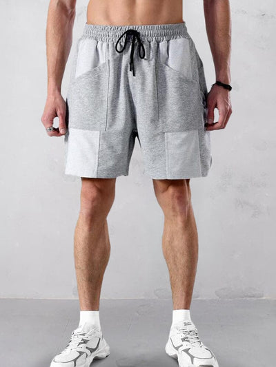 Cotton Stretch Short With Pockets Shorts coofandy 