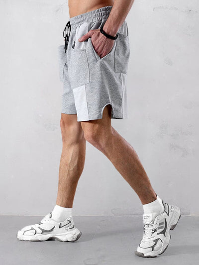 Cotton Stretch Short With Pockets Shorts coofandy 