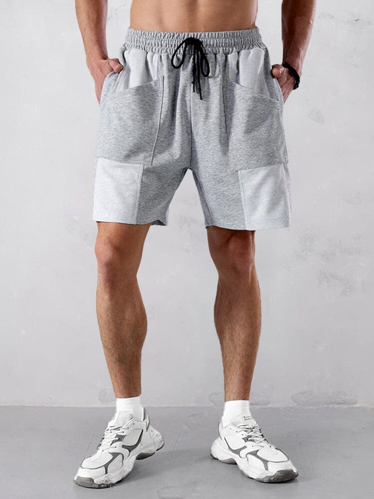 Cotton Stretch Short With Pockets Shorts coofandy 