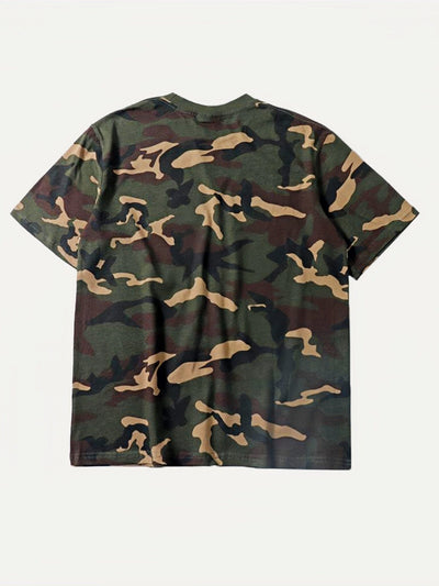 Casual Breathable Cotton Camo T-shirt T-shirt coofandy 