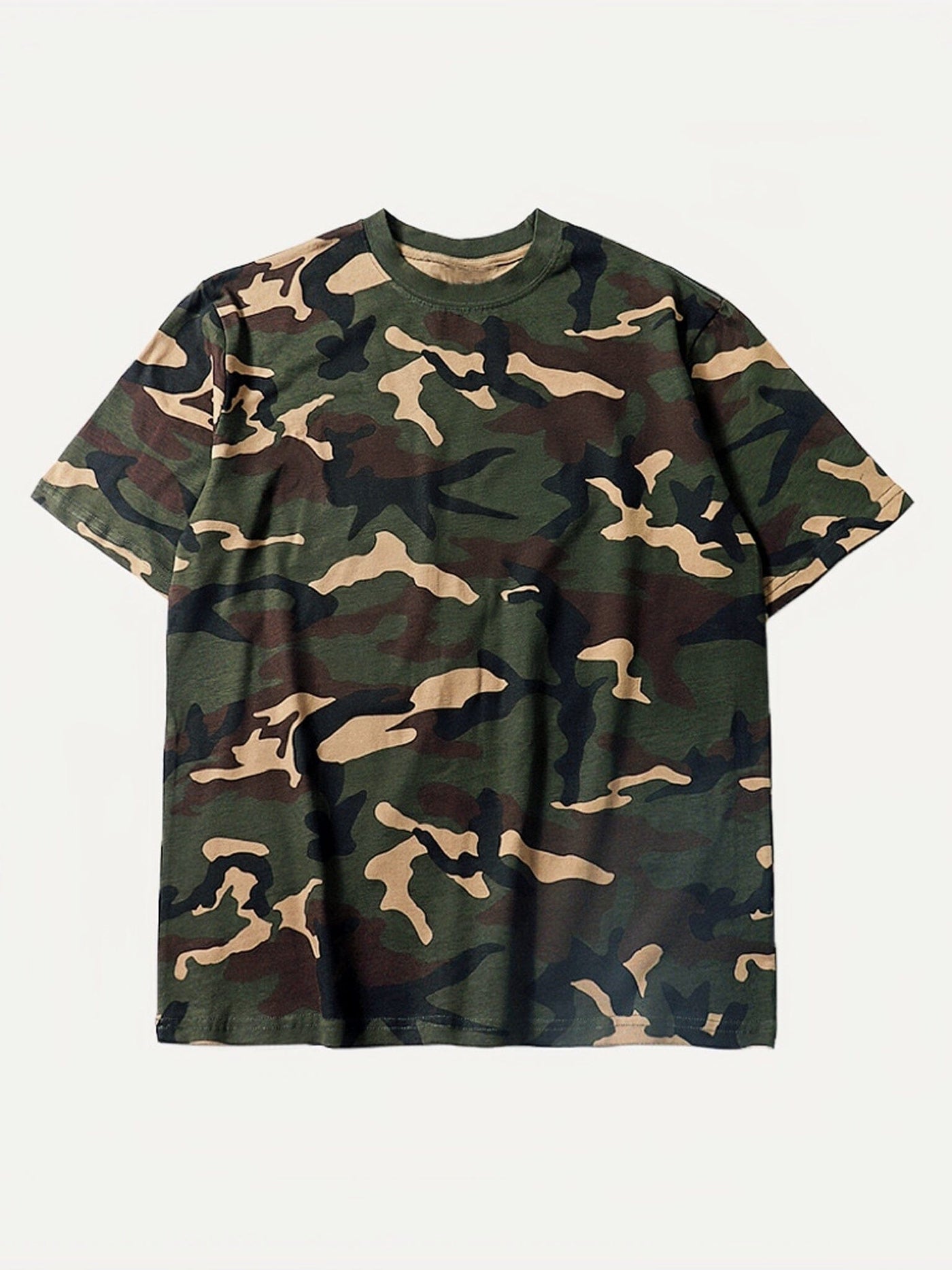 Casual Breathable Cotton Camo T-shirt T-shirt coofandy 
