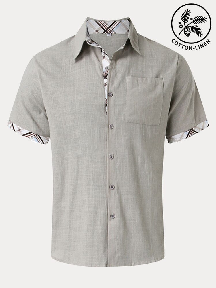 Casual Linen Button up Shirt Shirts coofandy 