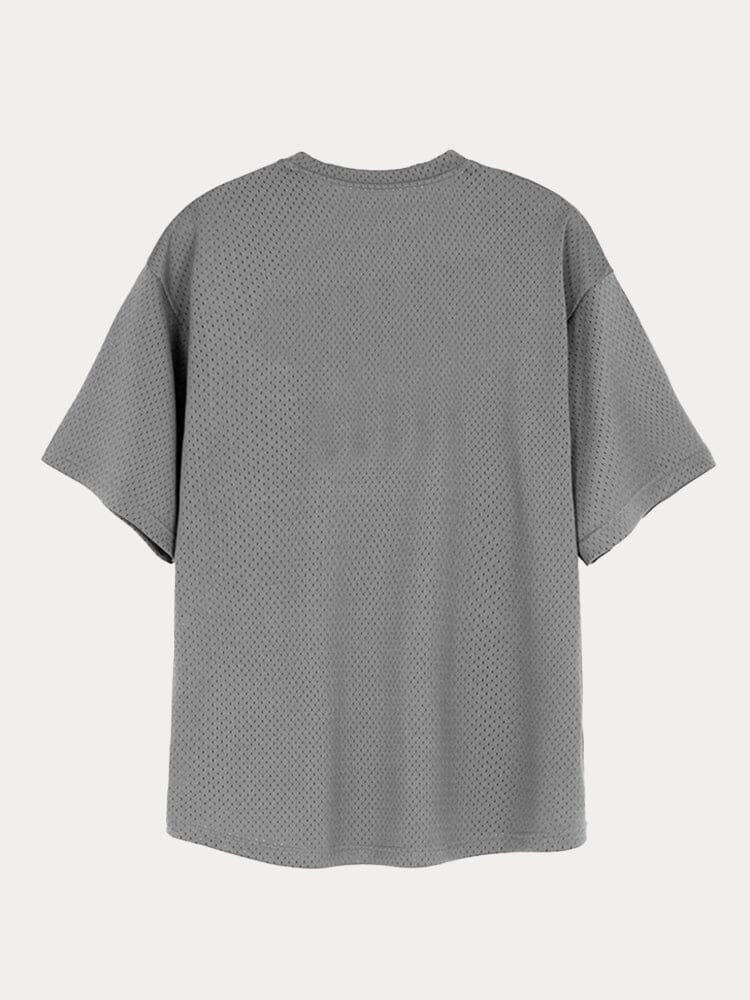 Casual Breathable Mesh T-shirt T-shirt coofandystore 