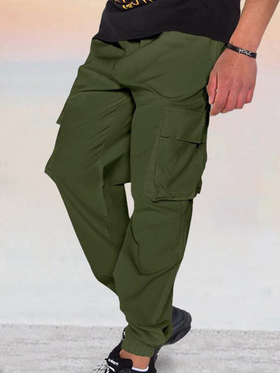 Casual Cargo Jogger Pants Pants coofandy 