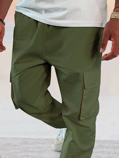 Casual Cargo Jogger Pants Pants coofandy 