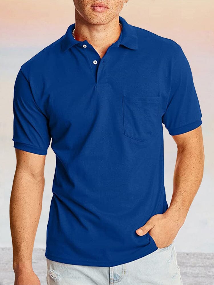 Casual Comfy Polo Shirt Shirts & Polos coofandystore Blue S 