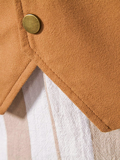 Suede Leather Suit Vest Vest coofandystore 