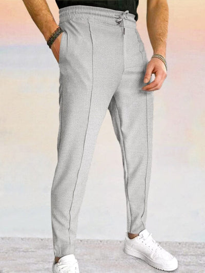 Cozy Waffle Relaxed Pants Pants coofandy 