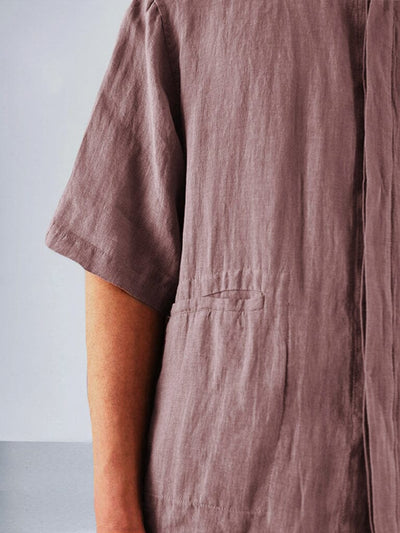 Casual Soft 100% Linen Shirt Shirts coofandy 