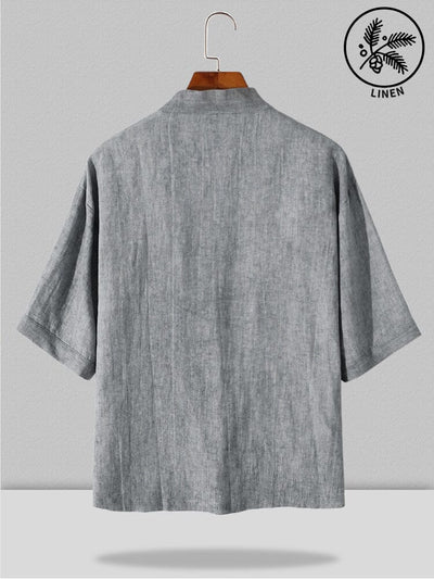 Unique Cozy 100% Linen Shirt Shirts coofandystore 
