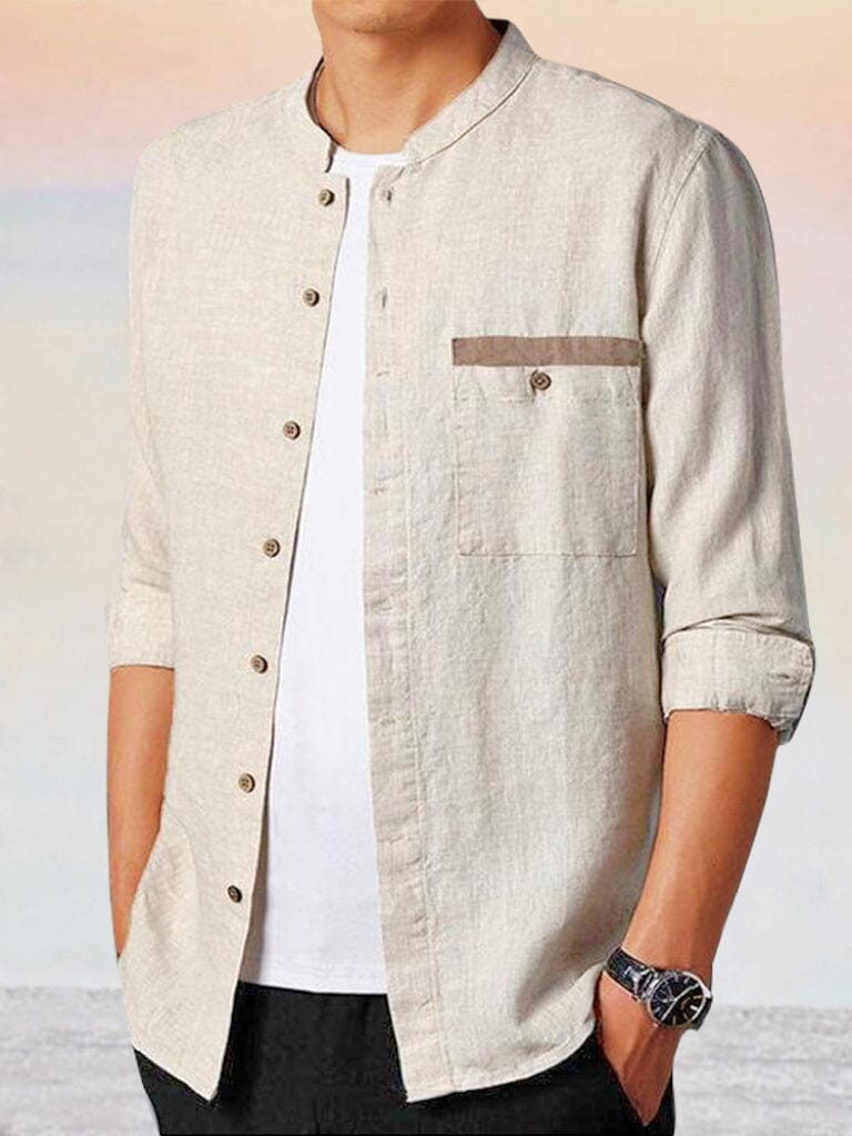 Casual 100% Linen Shirt Shirts coofandystore 