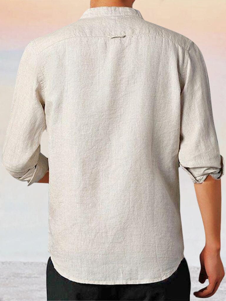 Casual 100% Linen Shirt Shirts coofandystore 