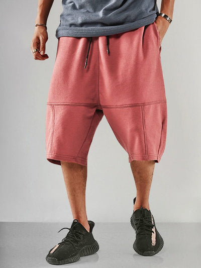 Unique Soft 100% Cotton Shorts Shorts coofandy Red M 