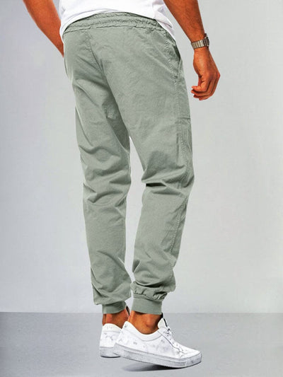 Casual Beam Feet Cargo Pants Pants coofandy 