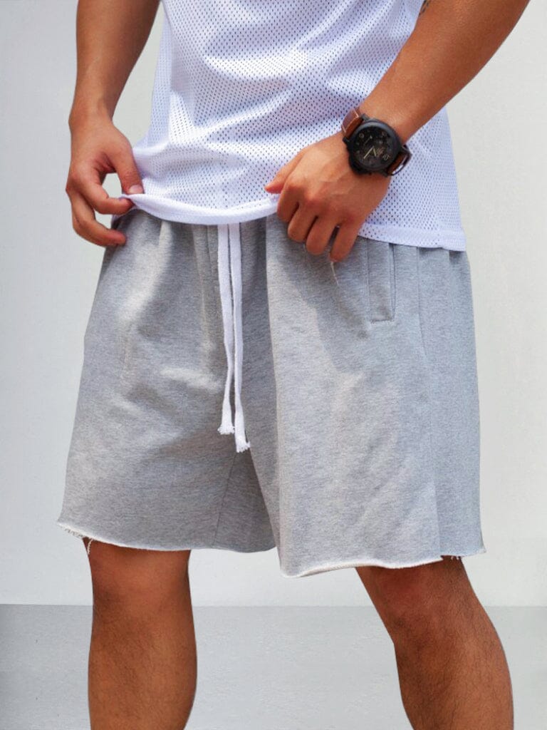 Loose 100% Cotton Sport Shorts Shorts coofandy 