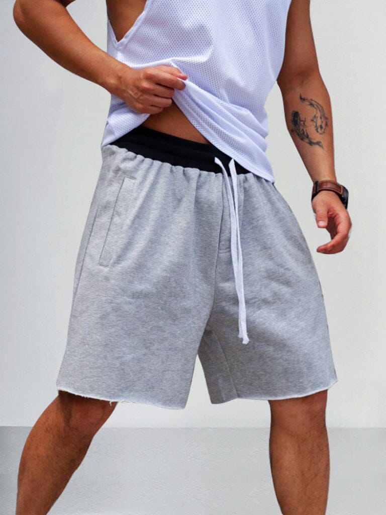 Loose 100% Cotton Sport Shorts Shorts coofandy 