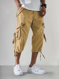 Stylish 100% Cotton Cargo Shorts Shorts coofandy 