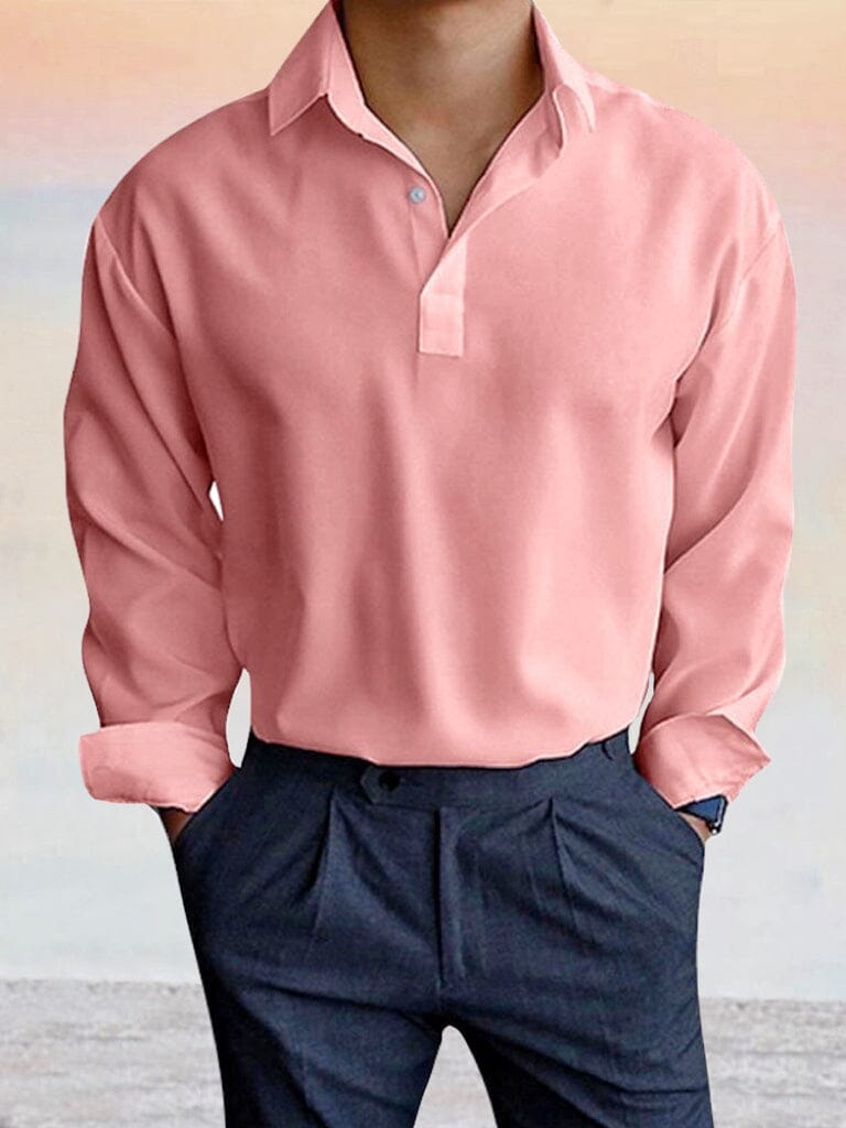 Soft Wrinkle Free Shirt Shirts coofandystore Pink S 